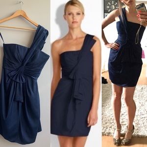 BCBG Max Azria Navy Blue Cocktail Dress
